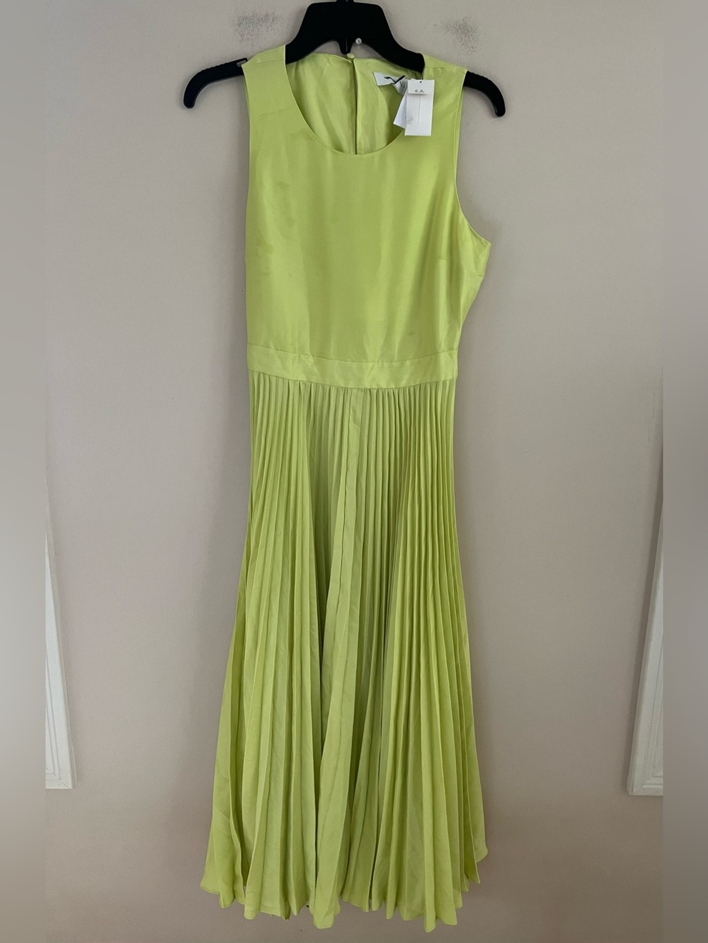 NWT-Banana Republic Factory Lime Midi Dress, Size 4